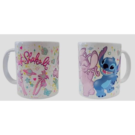 TAZA 325ML STITCH Y ANGEL