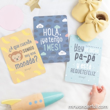 TARJETAS PARA BEBÉS - FOTOS Y MOMENTAZOS DE MI PRIMER AÑO