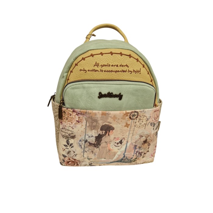MOCHILA MUÑECA TREBOL
