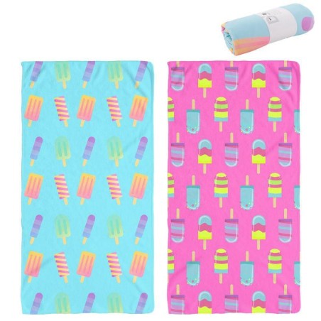 TOALLA PLAYA 90X170 MICROFIBRA HELADOS