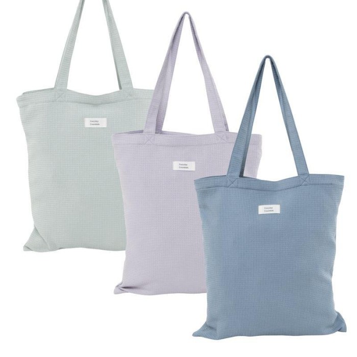 BOLSA ALGODON CON CREMALLERA WAFFLE