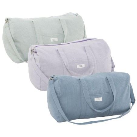 BOLSA VIAJE ALGODON WAFFLE