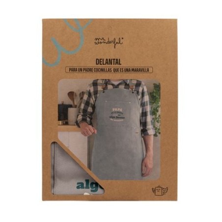 DELANTAL - PAPÁ EN LA COCINA: ALGO BUENO SE