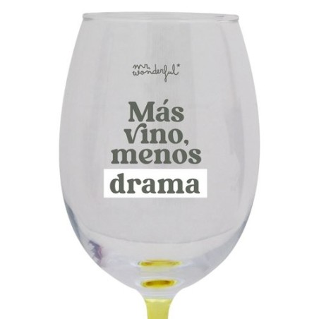 COPA DE VINO - MÁS VINO, MENOS DRAMA