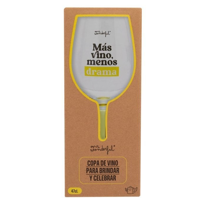 COPA DE VINO - MÁS VINO, MENOS DRAMA