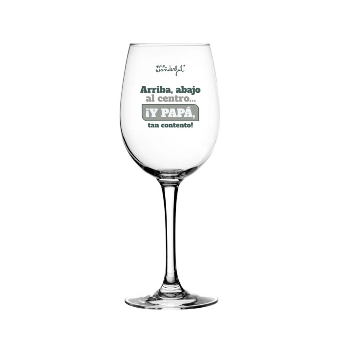 COPA DE VINO - ARRIBA, ABAJO AL CENTRO... ¡Y PAPÁ,
