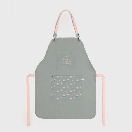 DELANTAL - MAMÁ  ¡ESTÁS EN TU PUNTO 