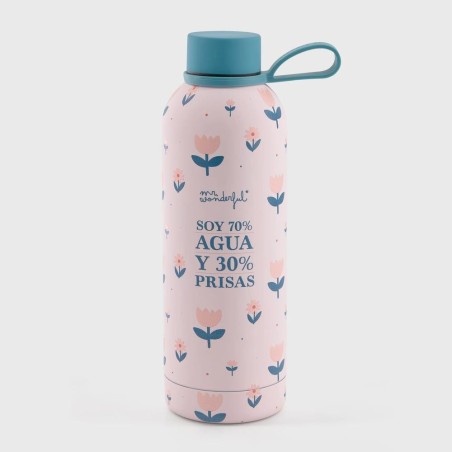 BOTELLA TÉRMICA - SOY 70  AGUA Y 30  PRISAS