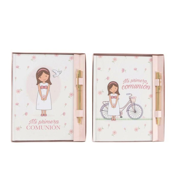 LIBRETA CON BOLIGRAFO COMUNIÓN NIÑA