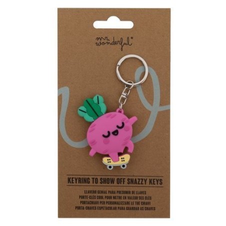 LLAVERO - REMOLACHA EN MONOPATÍN