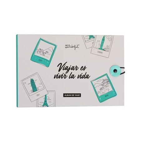 ÁLBUM DE FOTO DE VIAJE - VIAJAR ES VIVIR LA VIDA