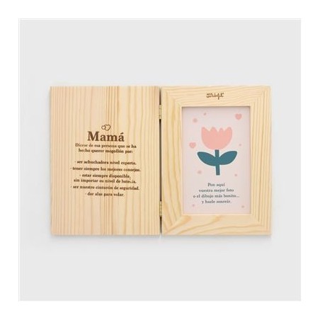 MARCO DE MADERA 8X13 - DEFINCIÓN ''MAMÁ''