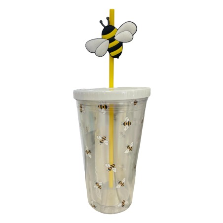 VASO CON PAJITA ANIMALES