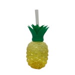 VASO PIÑA CON PAJITA 500ML
