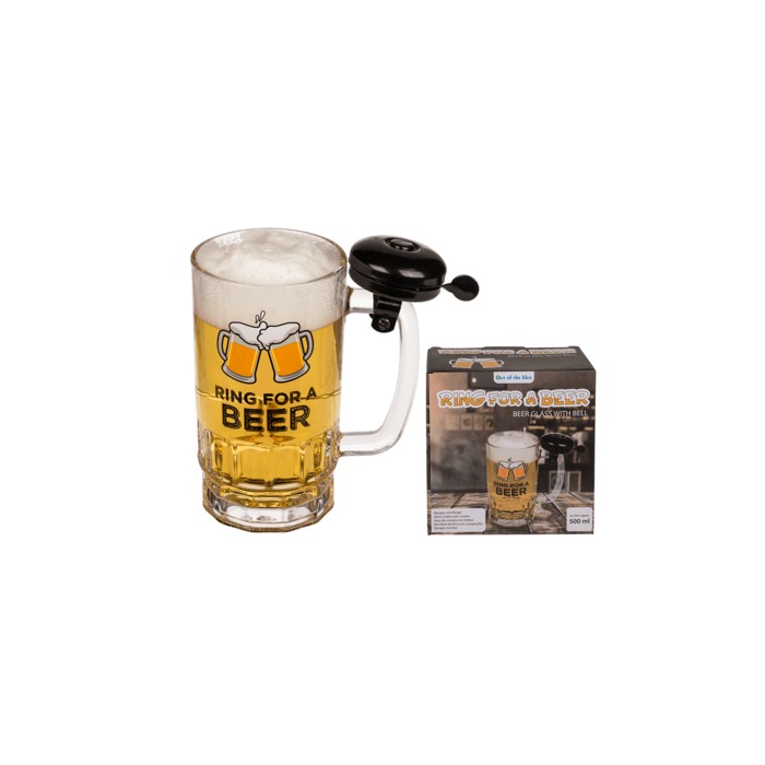JARRA DE CERVEZA CON TIMBRE