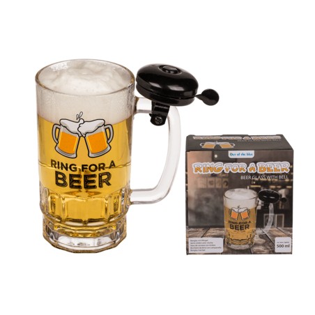 JARRA DE CERVEZA CON TIMBRE