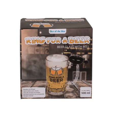 JARRA DE CERVEZA CON TIMBRE