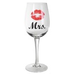 SET DE 2 COPAS DE VINO MR & MRS