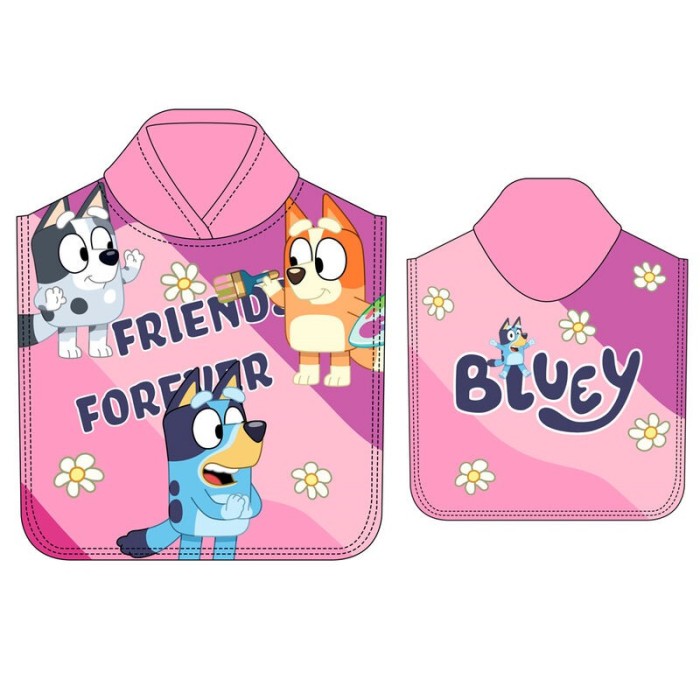 PONCHO ROSA BLUEY 