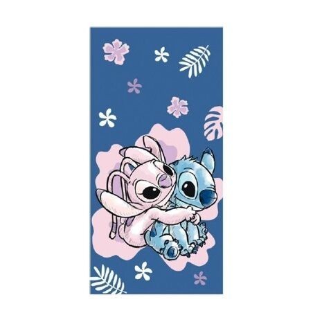 TOALLA PLAYA ANGEL Y STITCH
