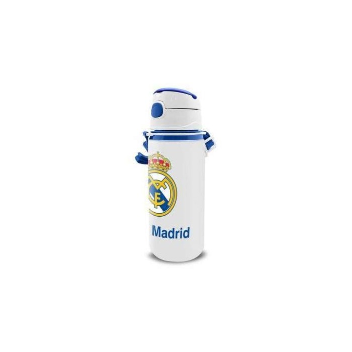 BOTELLA REAL MADRID CON PAJITA Y ASA