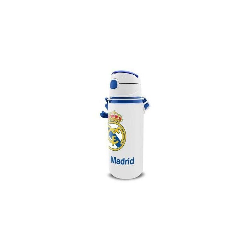 BOTELLA REAL MADRID CON PAJITA Y ASA