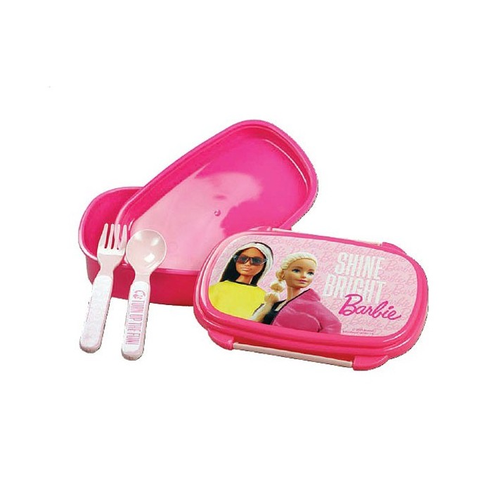 SANDWICHERA CON CUBIERTOS BARBIE