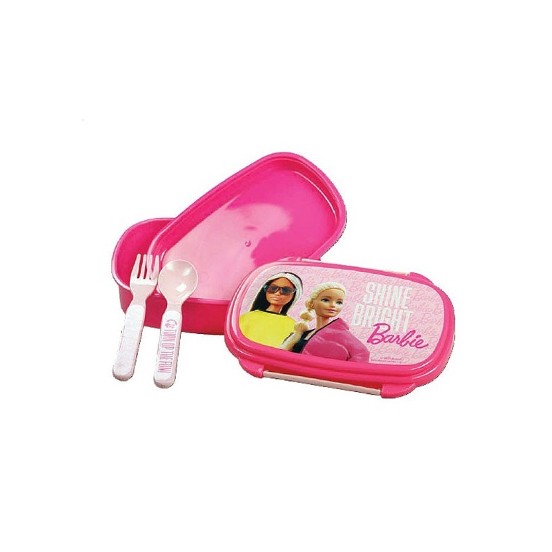 SANDWICHERA CON CUBIERTOS BARBIE