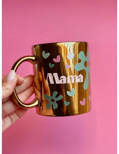 TAZA DORADA MAMÁ
