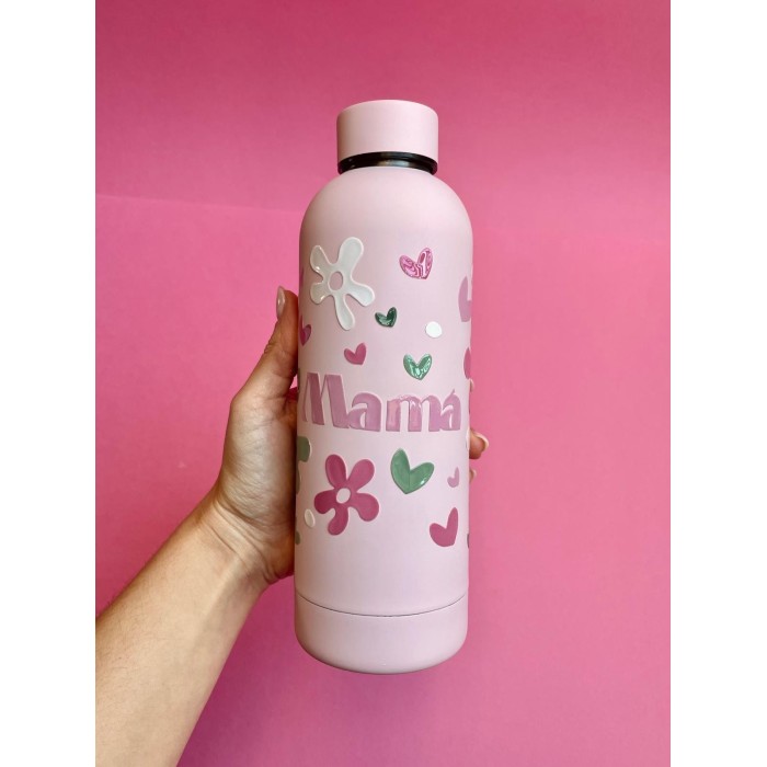 BOTELLA ROSA MAMÁ