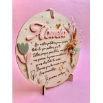 PLACA DEDICATORIA ABUELA