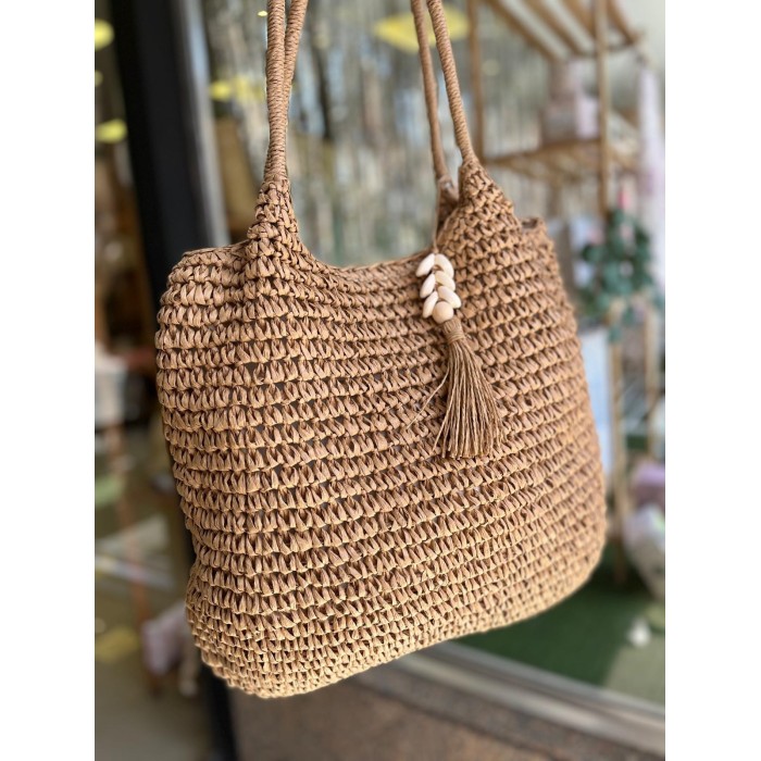 BOLSO SHOPPER RAFIA