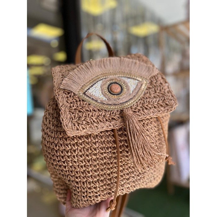 MOCHILA RAFIA SHARA