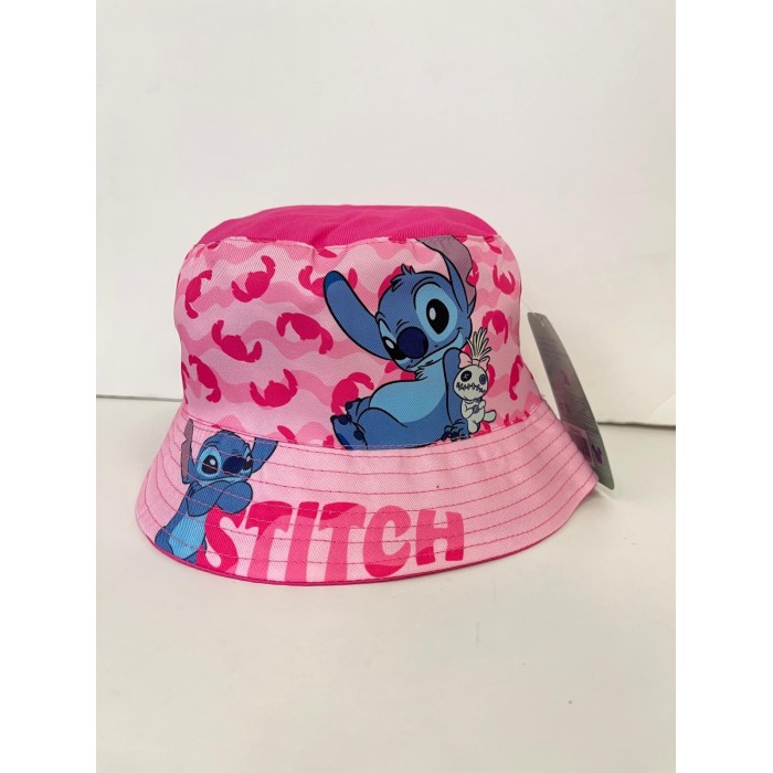 GORRO PESCADOR STITCH ROSA