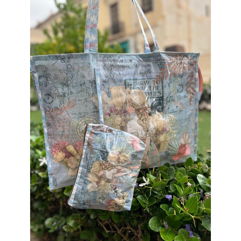 BOLSA DE PLAYA SWEET CANDY PLASTIFICADA