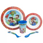 SET VAJILLA INFANTIL SUPER MARIO