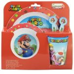 SET VAJILLA INFANTIL SUPER MARIO
