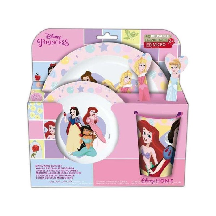 SET VAJILLA INFANTIL PRINCESAS