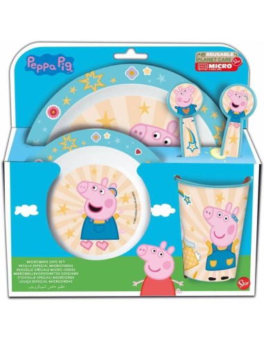 SET VAJILLA PEPPA PIG 3 PCS