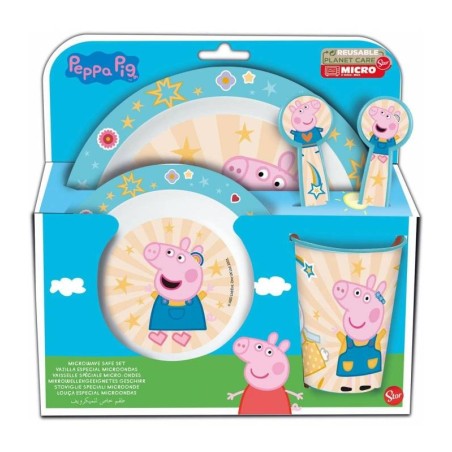 SET VAJILLA PEPPA PIG 3 PCS