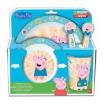 SET VAJILLA PEPPA PIG 3 PCS