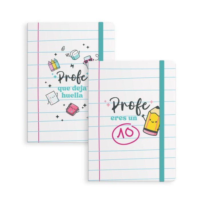 LIBRETA CON GOMA M PROFE