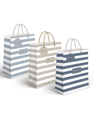BOLSA PAPEL L RAYAS