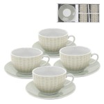 JUEGO DE CAFÉ HOJAS VERDES