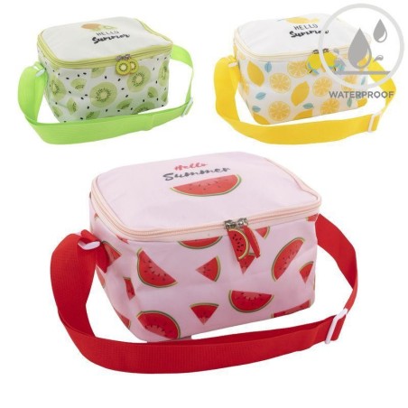 NEVERA ISOTERMICA WATERPROOF FRUTAS PEQ