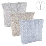 BOLSA PLAYA CON CREMALLERA WATERPROOF FLORES