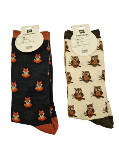 CALCETINES BUHO ZORRO T.42-47