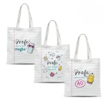 BOLSA ALGODON CON CREMALLERA PROFE