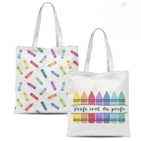 BOLSA ALGODÓN CON CREMALLERA PROFE