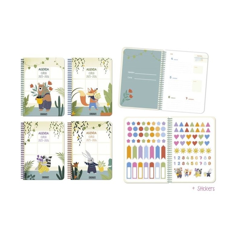 AGENDA ESCOLAR SEMANAL 25-26